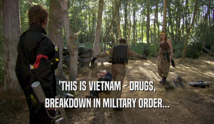 'THIS IS VIETNAM - DRUGS, BREAKDOWN IN MILITARY ORDER... 