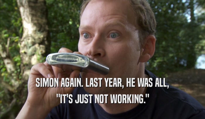 SIMON AGAIN. LAST YEAR, HE WAS ALL, 