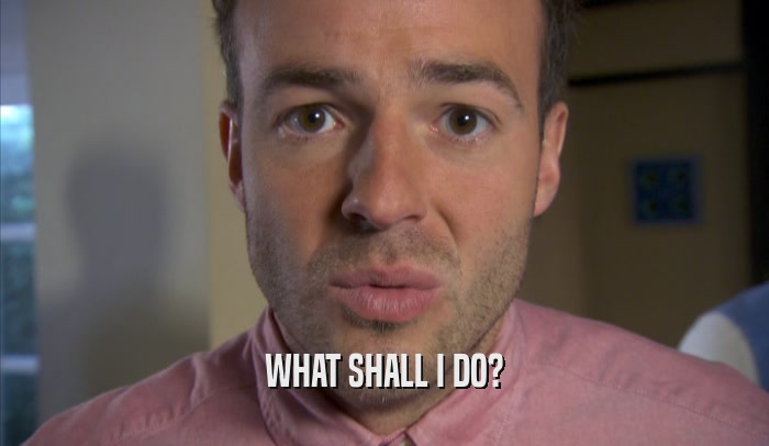 WHAT SHALL I DO?  