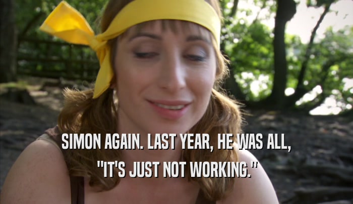 SIMON AGAIN. LAST YEAR, HE WAS ALL, 