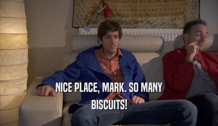NICE PLACE, MARK. SO MANY BISCUITS! 