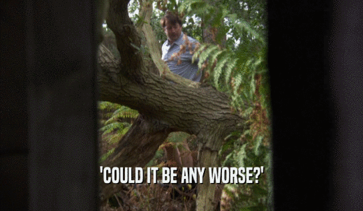 'COULD IT BE ANY WORSE?'  