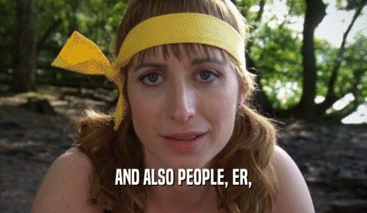 AND ALSO PEOPLE, ER,  
