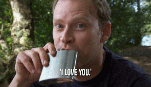 'I LOVE YOU.'  