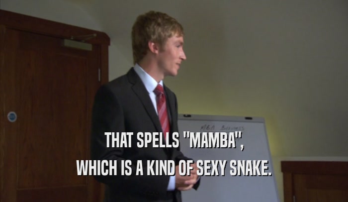 THAT SPELLS 
