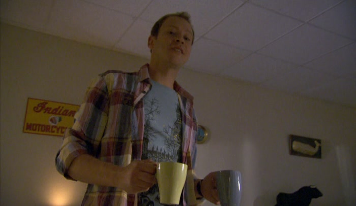 COFFEE. I USED MARK'S NICE STUFF THAT HE THINKS HE'S GOT HIDDEN. 