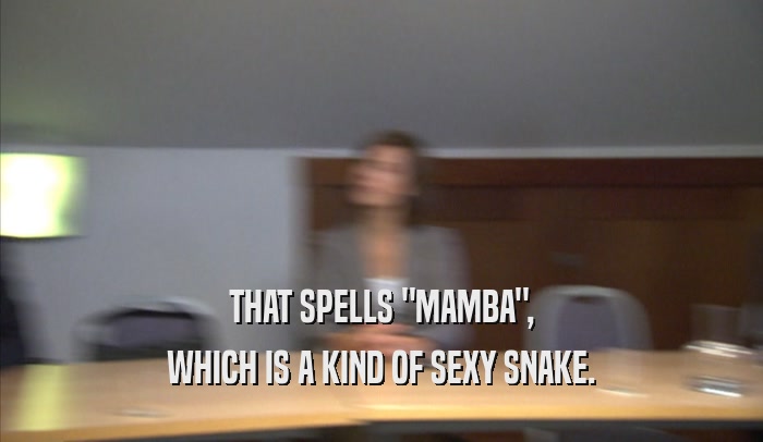 THAT SPELLS 