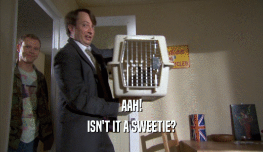 AAH! ISN'T IT A SWEETIE? 