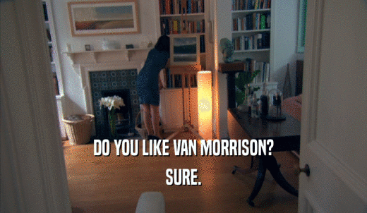 DO YOU LIKE VAN MORRISON? SURE. 