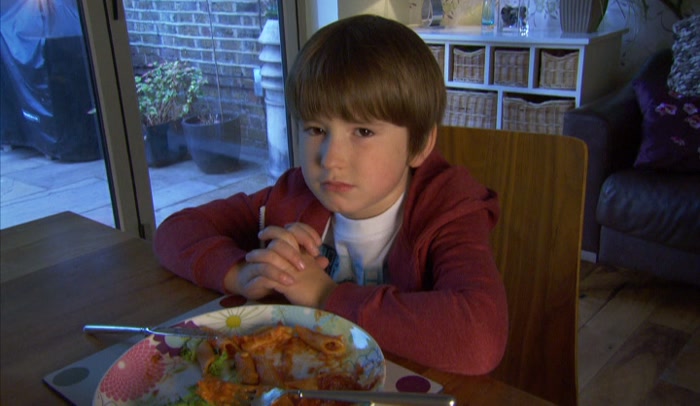HOW'S YOUR FOOD, JOSHY? DID MUMMY DO WELL? 