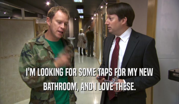 I'M LOOKING FOR SOME TAPS FOR MY NEW BATHROOM, AND I LOVE THESE. 
