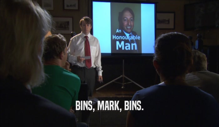 BINS, MARK, BINS.  