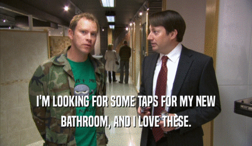 I'M LOOKING FOR SOME TAPS FOR MY NEW BATHROOM, AND I LOVE THESE. 