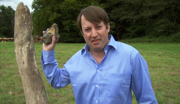 MARK, IF YOU DON'T THROW THAT ROCK AT ME, I'M GOING TO HIT YOU WITH THIS ME, I'M GOING TO HIT YOU WITH THIS