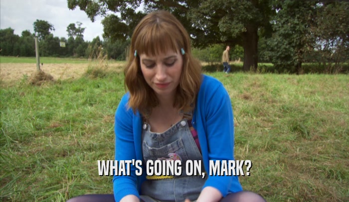 WHAT'S GOING ON, MARK?  