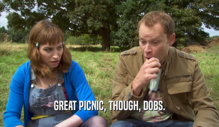 GREAT PICNIC, THOUGH, DOBS.  