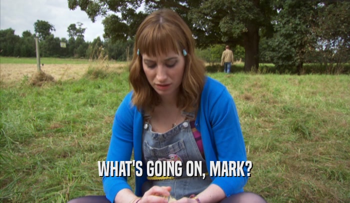 WHAT'S GOING ON, MARK?  