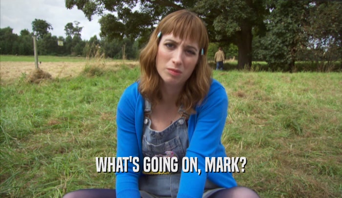 WHAT'S GOING ON, MARK?  