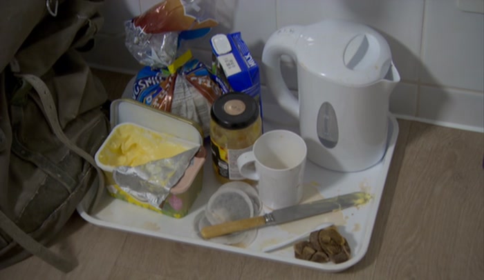 'MMM, TOILET TOAST.' JEZ, I NEED TO... 