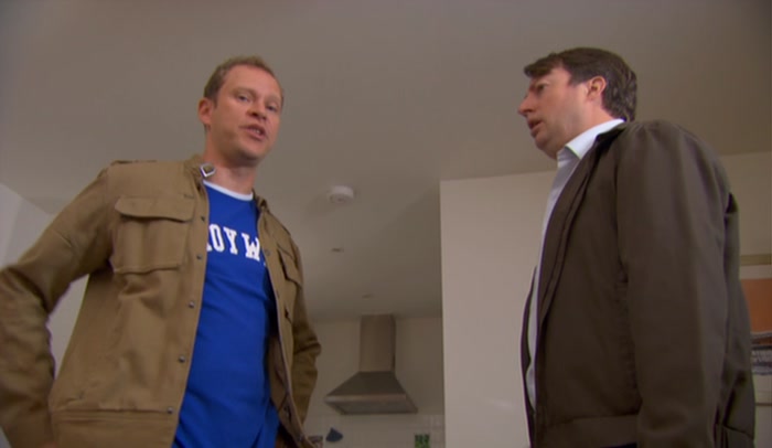 YOU'RE LIVING HERE WITH SUPER HANS AND HIS FIANCEE, THE THREE OF YOU 