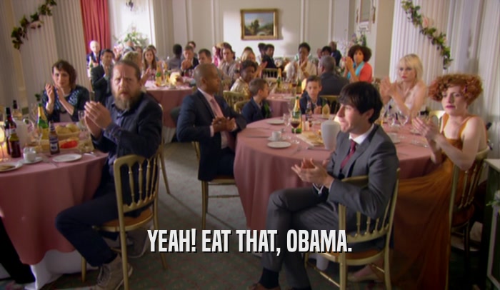 YEAH! EAT THAT, OBAMA.  
