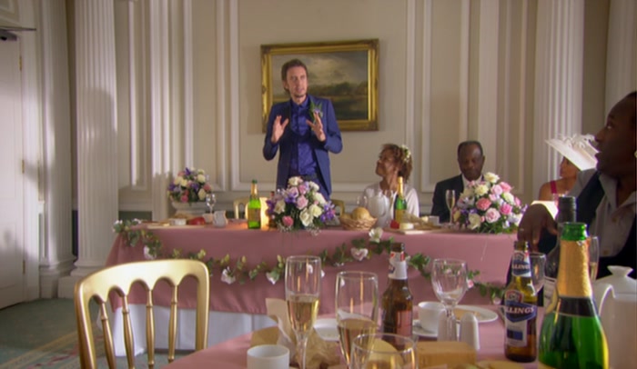 SORRY, HI. ER, I'M AFRAID THE, ER, THE BEST MAN, ER, HAS GONE AWOL. 