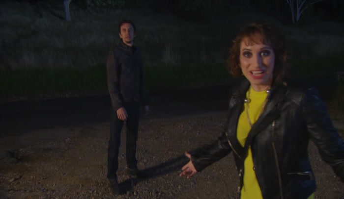 WICKED! HITCHING! WELL, ONE OF US IS DEFINITELY GONNA GET MURDERED. 