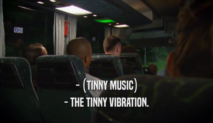 - (TINNY MUSIC) - THE TINNY VIBRATION. 
