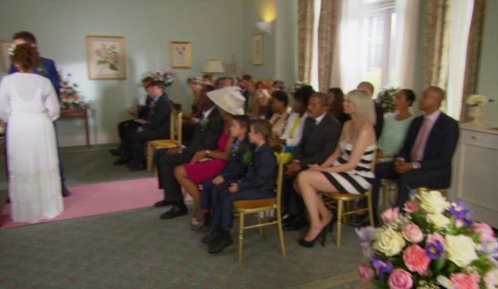 JEREMY: FIRST MISTAKE - NO BOUNCERS AT THE WEDDING. I'M IN. 