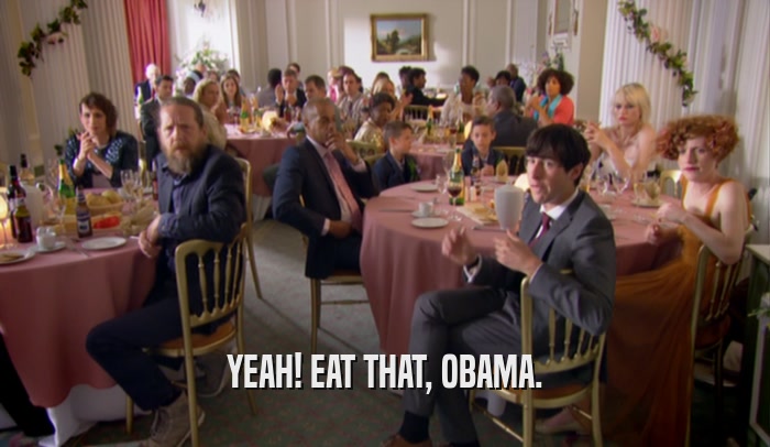YEAH! EAT THAT, OBAMA.  