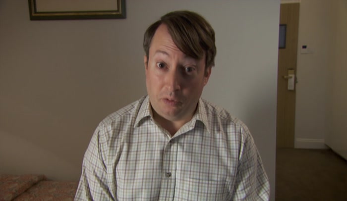 JUST TO CLARIFY, YOU WERE IN... YOUR BEDROOM? 