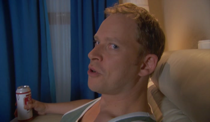 OH, SURE. JUST WATCHING TV WITH A GUY. IT'S LIKE WATCHING TV WITH MARK. 