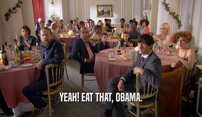 YEAH! EAT THAT, OBAMA.  