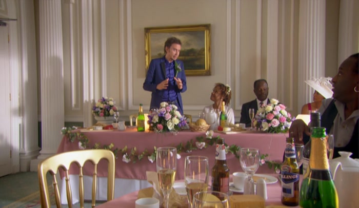 SORRY, HI. ER, I'M AFRAID THE, ER, THE BEST MAN, ER, HAS GONE AWOL. 