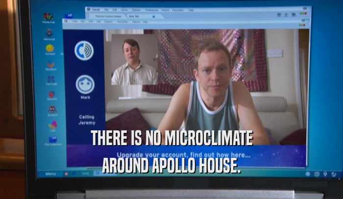 THERE IS NO MICROCLIMATE AROUND APOLLO HOUSE. 