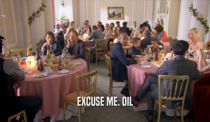 EXCUSE ME. OIL  