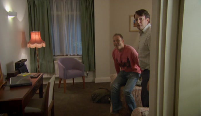 HEY, MARK, GREGORY FORGOT HIS TOOTHBRUSH. OH, HEY, JEZ. 