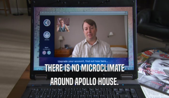 THERE IS NO MICROCLIMATE AROUND APOLLO HOUSE. 