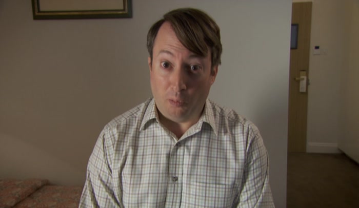 JUST TO CLARIFY, YOU WERE IN... YOUR BEDROOM? 
