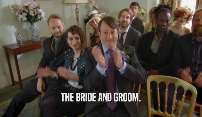 THE BRIDE AND GROOM.  