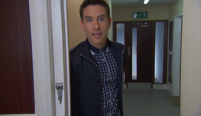 - HEY. - OH, HI, 