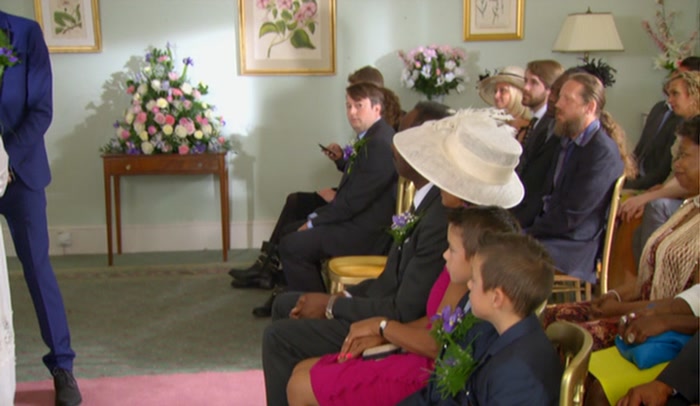 JEREMY: FIRST MISTAKE - NO BOUNCERS AT THE WEDDING. I'M IN. 