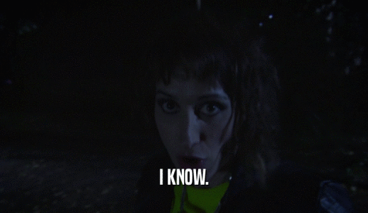 I KNOW.  