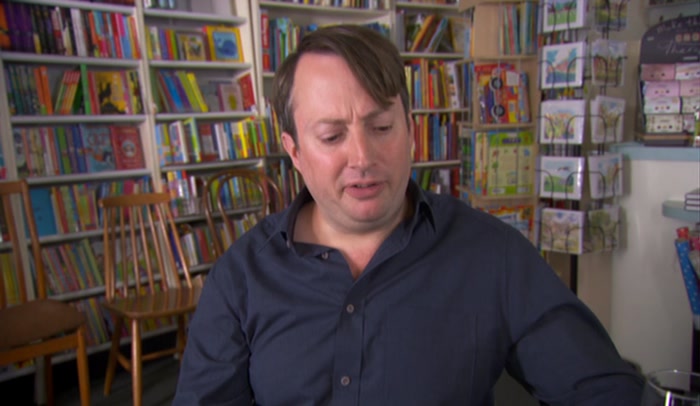 I COULDN'T HELP NOTICING THAT YOUR BOOK'S CO-WRITTEN. 