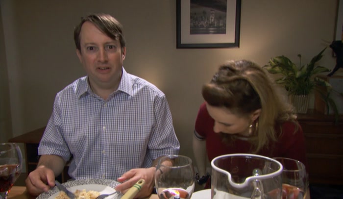- NO, I DON'T. - MARK'S GOT HIS SHOES ON. 