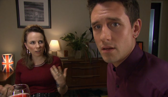 OH, EVERYTHING WAS ALL RIGHT WHEN YOU WERE HUMPING TWO PEOPLE, BUT WHEN I STARTED, 