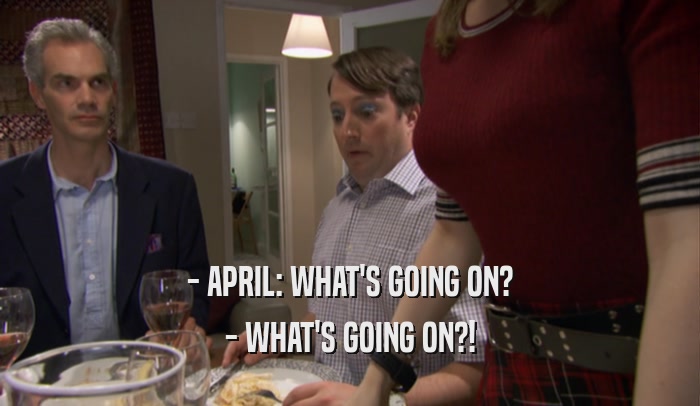- APRIL: WHAT'S GOING ON? - WHAT'S GOING ON?! 