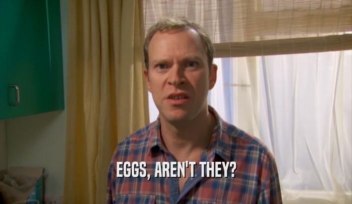 EGGS, AREN'T THEY?  