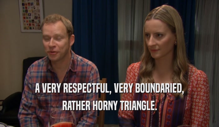 A VERY RESPECTFUL, VERY BOUNDARIED, RATHER HORNY TRIANGLE. 