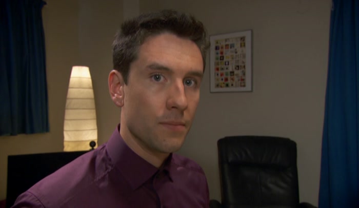 - I, UM... - THAT WAS ACTUALLY MARK'S FOOT. 
